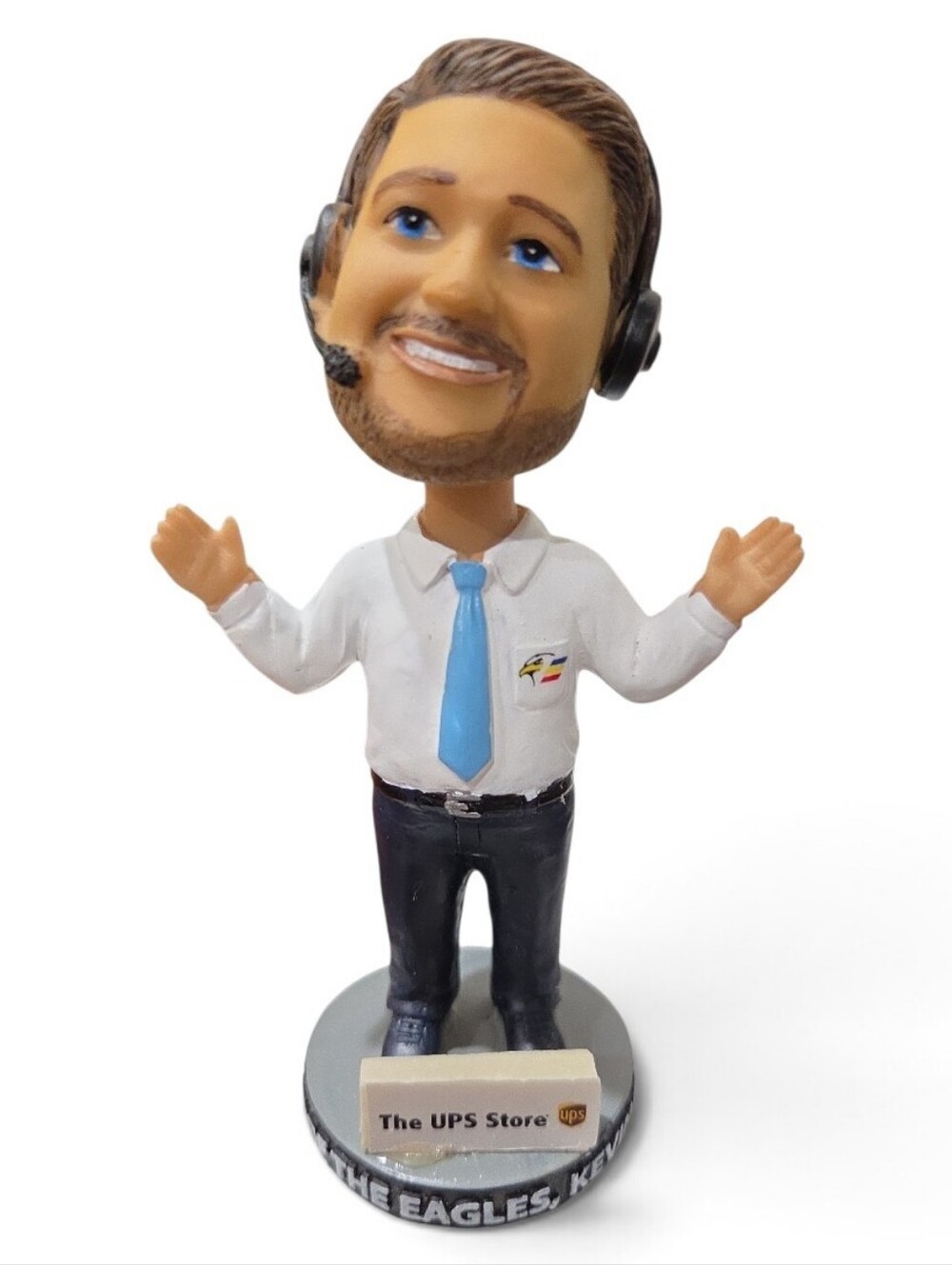 Kevin McGlue Voice Of The Colorado Eagles Hockey Bobblehead